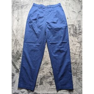 Vtg Levi's Sportswear Pleated Tapered Leg Women's Pants Size 10 Blue Made In USA